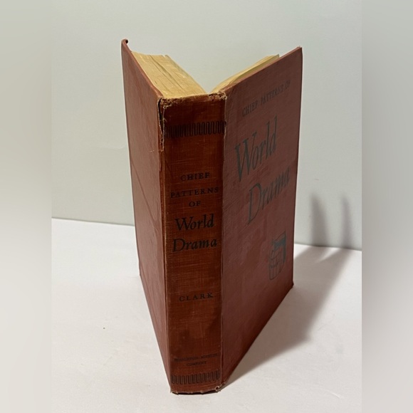 Chief Patterns Of World Drama Aeschylus To Anderson 1946 HC 1st Edition - Picture 3 of 9